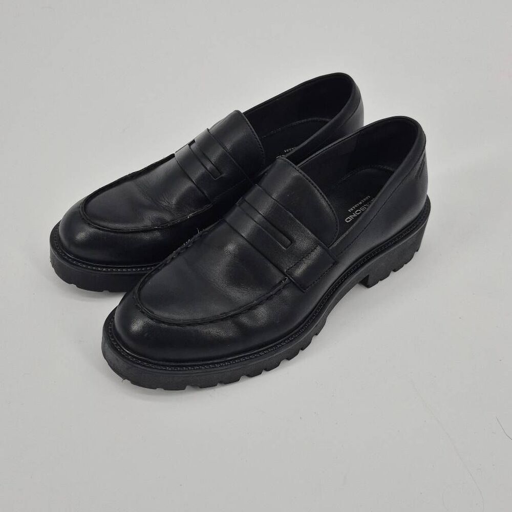 Vagabond Women's Size 8 Black Leather Slip-on Penny Loafer